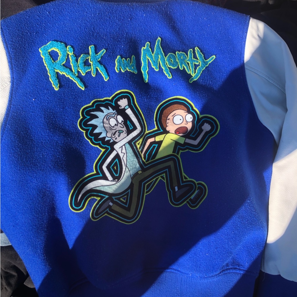 Rick & Morty high school jacket